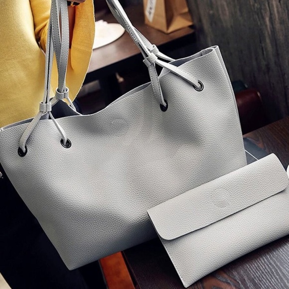 Handbags - CHERISSE Vegan leather Tote bag set